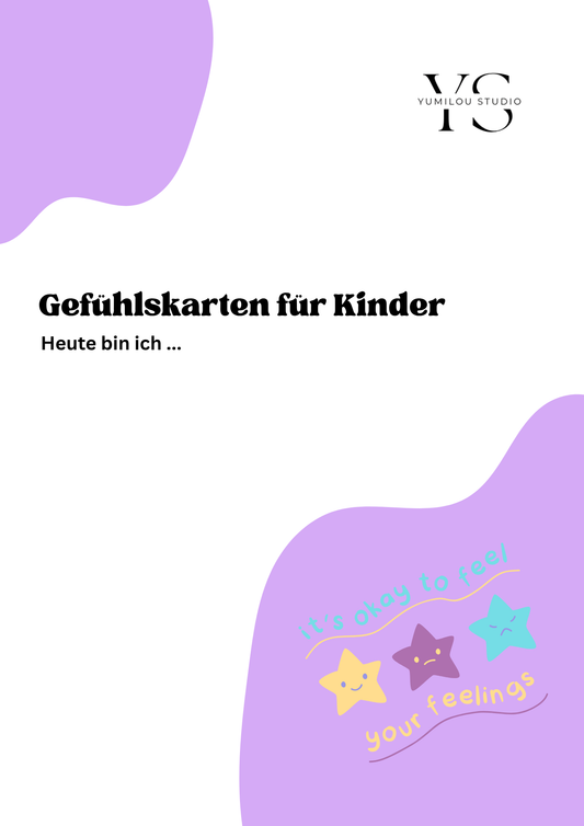 Gefühlskarten für Kinder - Lernkarten PDF zum Ausdrucken