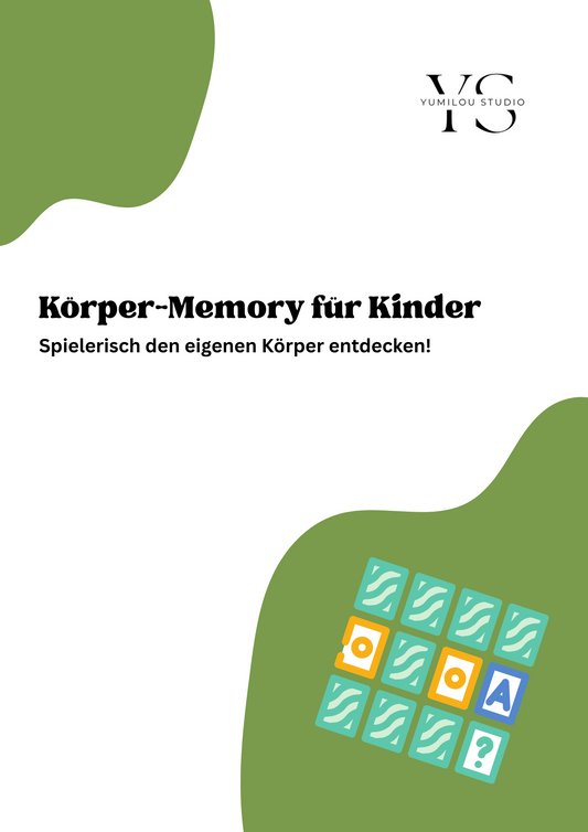 Körper-Memory - PDF zum Ausdrucken